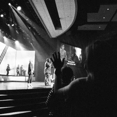 People Being Led in Worship Photo